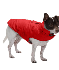 Reversible Reflective Puffer Dog Coat